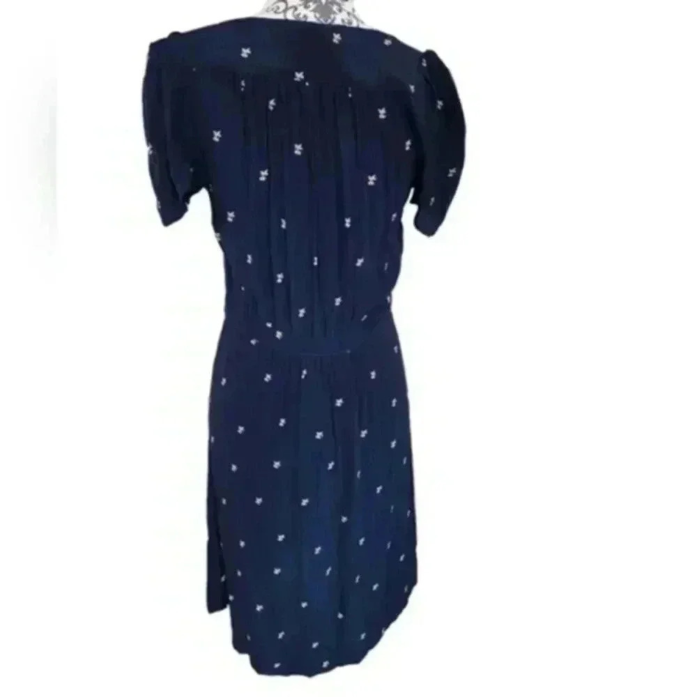 Sessun Babydoll Dress Women Small Floral Romantic Blue Lightweight - Picture 4 of 13